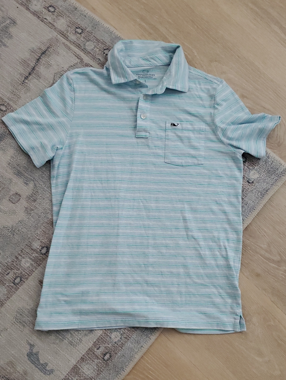 Vineyard Vines Edgartown Teen Boys Pastel Polo Shirt SzL (16)